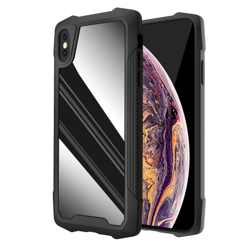 Stainless Steel Metal PC Back Cover + TPU Heavy Duty Armor Shockproof Case For iPhone X / XS(Mirror Black)
Stainless Steel Metal PC Back Cover + TPU Heavy Duty Armor Shockproof Case For iPhone X / XS(Mirror Black)