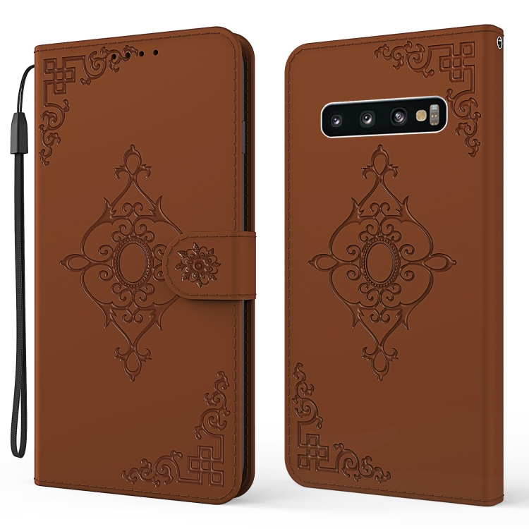 For Samsung Galaxy S10 Embossed Fortune Flower Pattern Horizontal Flip Leather Case with Holder & Card Slot & Wallet & Lanyard(Brown)
For Samsung Galaxy S10 Embossed Fortune Flower Pattern Horizontal Flip Leather Case with Holder & Card Slot & Wallet & Lanyard(Brown)
