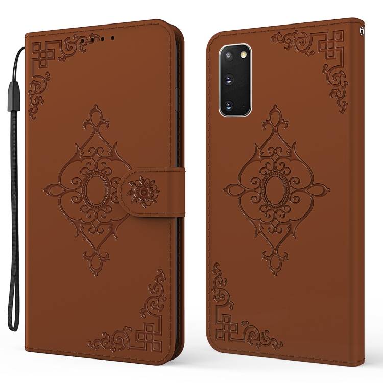 For Samsung Galaxy S20+ Embossed Fortune Flower Pattern Horizontal Flip Leather Case with Holder & Card Slot & Wallet & Lanyard(Brown)
For Samsung Galaxy S20+ Embossed Fortune Flower Pattern Horizontal Flip Leather Case with Holder & Card Slot & Wallet & Lanyard(Brown)