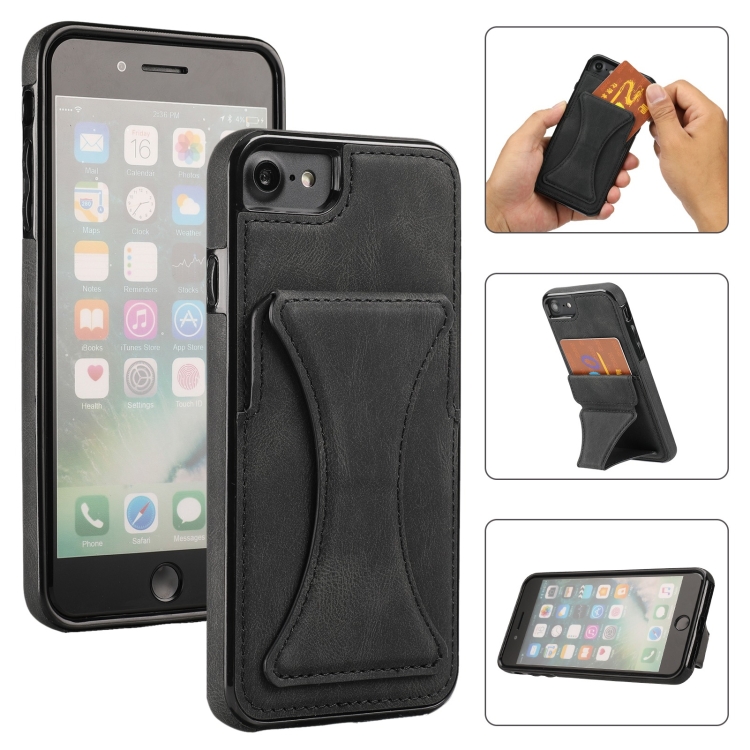 Ultra-thin Shockproof Protective Case with Holder For iPhone SE 2020 / 8 / 7(Black)
Ultra-thin Shockproof Protective Case with Holder For iPhone SE 2020 / 8 / 7(Black)