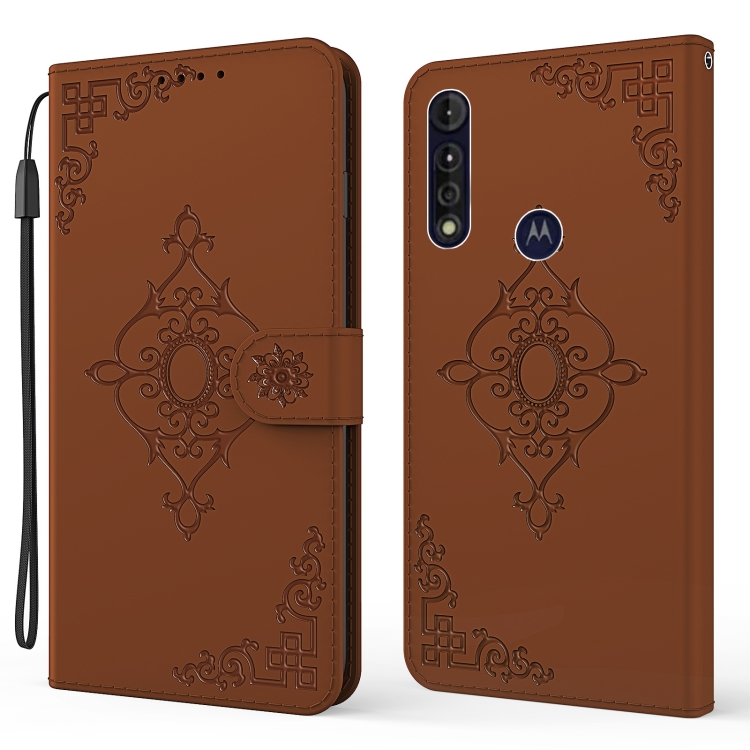 For Motorola Moto G8 Power Lite Embossed Fortune Flower Pattern Horizontal Flip Leather Case with Holder & Card Slot & Wallet & Lanyard(Brown)
For Motorola Moto G8 Power Lite Embossed Fortune Flower Pattern Horizontal Flip Leather Case with Holder & Card Slot & Wallet & Lanyard(Brown)