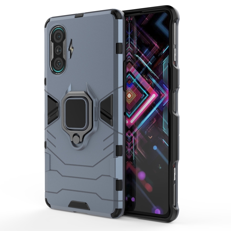 For Xiaomi Redmi K40 Gaming Shockproof PC + TPU Protective Case with Magnetic Ring Holder(Navy Blue)
For Xiaomi Redmi K40 Gaming Shockproof PC + TPU Protective Case with Magnetic Ring Holder(Navy Blue)