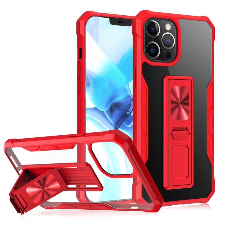 Clear Acrylic + Shockproof TPU Magnetic Protective Case with Invisible Holder For iPhone 12 Pro Max(Red)
Clear Acrylic + Shockproof TPU Magnetic Protective Case with Invisible Holder For iPhone 12 Pro Max(Red)
