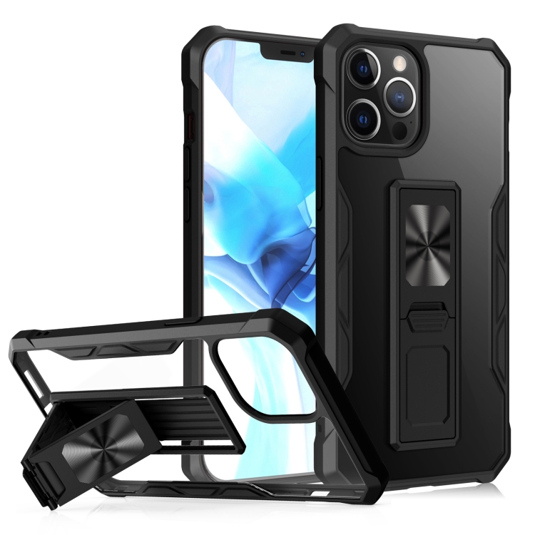Clear Acrylic + Shockproof TPU Magnetic Protective Case with Invisible Holder For iPhone 12 Pro Max(Black)
Clear Acrylic + Shockproof TPU Magnetic Protective Case with Invisible Holder For iPhone 12 Pro Max(Black)
