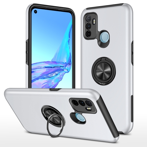 For OPPO A53 PC + TPU Shockproof Magnetic Protective Case with Invisible Ring Holder(Silver)
For OPPO A53 PC + TPU Shockproof Magnetic Protective Case with Invisible Ring Holder(Silver)