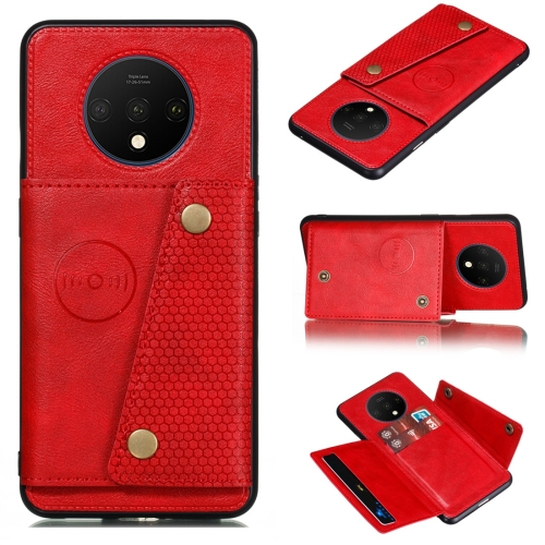 For OnePlus 7T Shockproof Magnetic PU + TPU Protective Case with Card Slots(Red)
For OnePlus 7T Shockproof Magnetic PU + TPU Protective Case with Card Slots(Red)