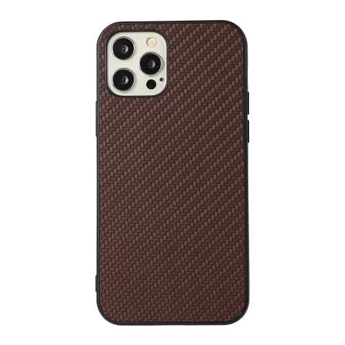 Carbon Fiber Skin PU + PC + TPU Shockprof Protective Case For iPhone 12 Pro Max(Brown)
Carbon Fiber Skin PU + PC + TPU Shockprof Protective Case For iPhone 12 Pro Max(Brown)