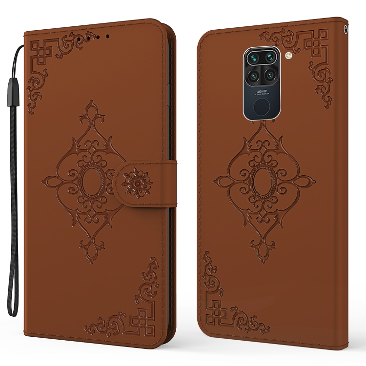 For Xiaomi Redmi Note 9 Embossed Fortune Flower Pattern Horizontal Flip Leather Case with Holder & Card Slot & Wallet & Lanyard(Brown)
For Xiaomi Redmi Note 9 Embossed Fortune Flower Pattern Horizontal Flip Leather Case with Holder & Card Slot & Wallet & Lanyard(Brown)
