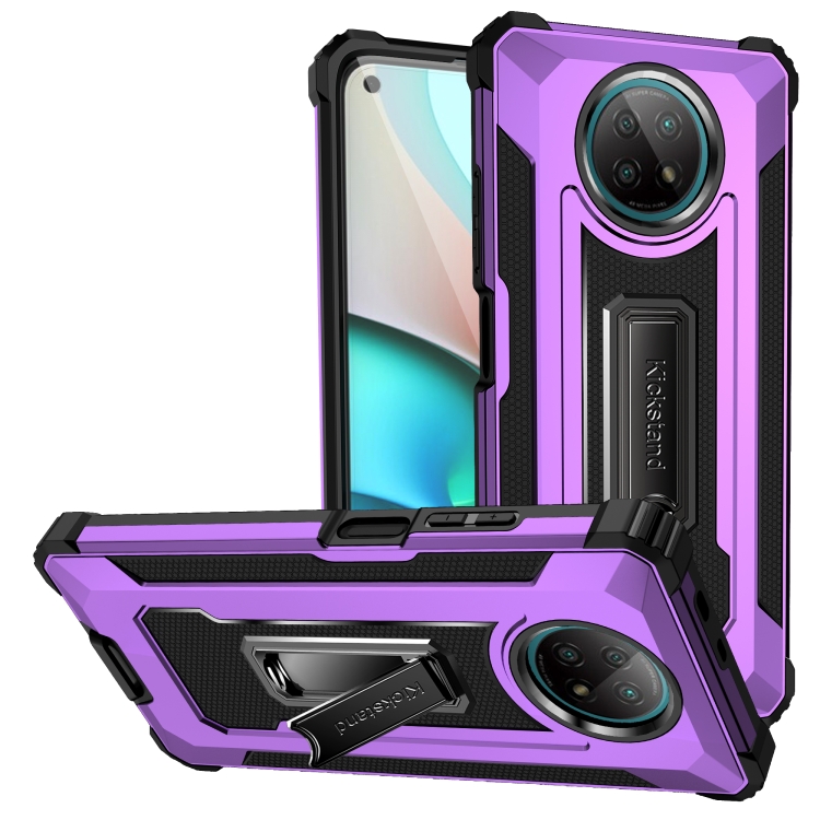 For Xiaomi Redmi Note 9 5G Knight Jazz PC+TPU Shockproof Protective Case with Foldable Holder(Purple)
For Xiaomi Redmi Note 9 5G Knight Jazz PC+TPU Shockproof Protective Case with Foldable Holder(Purple)