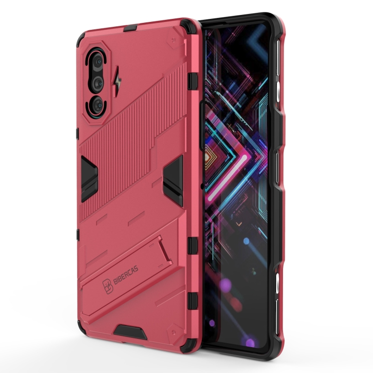For Xiaomi Redmi K40 Gaming Punk Armor 2 in 1 PC + TPU Shockproof Case with Invisible Holder(Light Red)
For Xiaomi Redmi K40 Gaming Punk Armor 2 in 1 PC + TPU Shockproof Case with Invisible Holder(Light Red)
