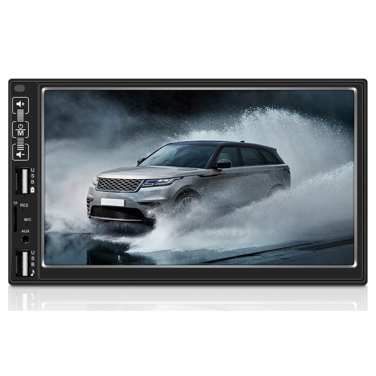 A2821 Car 7 inch Screen HD MP5 Player, Support Bluetooth / FM with Remote Control, Style:Standard + 12LEDs Light Camera
A2821 Car 7 inch Screen HD MP5 Player, Support Bluetooth / FM with Remote Control, Style:Standard + 12LEDs Light Camera