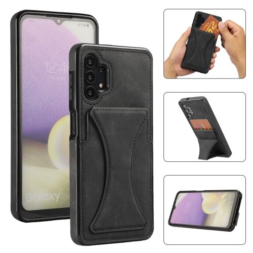 For Samsung Galaxy A32 Ultra-thin Shockproof Protective Case with Holder(Black)
For Samsung Galaxy A32 Ultra-thin Shockproof Protective Case with Holder(Black)