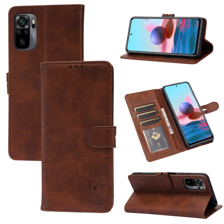 For Xiaomi Redmi Note 10 5G Embossed Happy Cat Pattern Horizontal Flip Leather Case with Holder & Card Slots & Wallet(Brown)
For Xiaomi Redmi Note 10 5G Embossed Happy Cat Pattern Horizontal Flip Leather Case with Holder & Card Slots & Wallet(Brown)