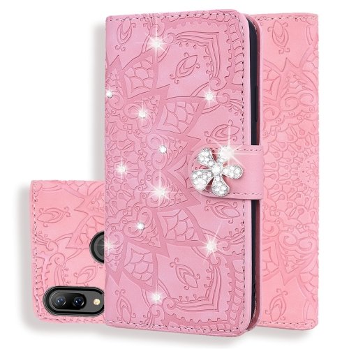 For Huawei Y7 Pro (2019) Calf Pattern Diamond Mandala Double Folding Design Embossed Leather Case with Wallet & Holder & Card Slots(Pink)
For Huawei Y7 Pro (2019) Calf Pattern Diamond Mandala Double Folding Design Embossed Leather Case with Wallet & Holder & Card Slots(Pink)