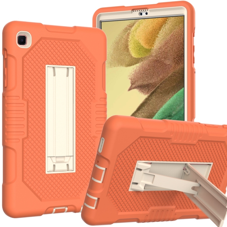 For Samsung Galaxy Tab A7 Lite T220 / T225 (2021) Contrast Color Robot Shockproof Silicone + PC Protective Case with Holder(Coral Orange)
For Samsung Galaxy Tab A7 Lite T220 / T225 (2021) Contrast Color Robot Shockproof Silicone + PC Protective Case with Holder(Coral Orange)