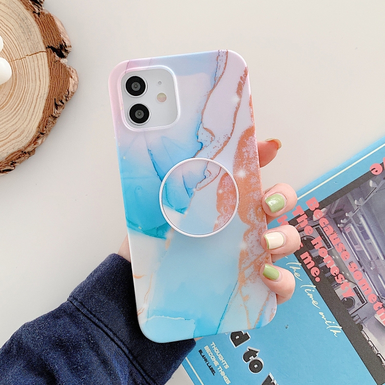 Frosted Watercolor Marble TPU Protective Case with Foldable Holder For iPhone 11(Aqua Blue)
Frosted Watercolor Marble TPU Protective Case with Foldable Holder For iPhone 11(Aqua Blue)