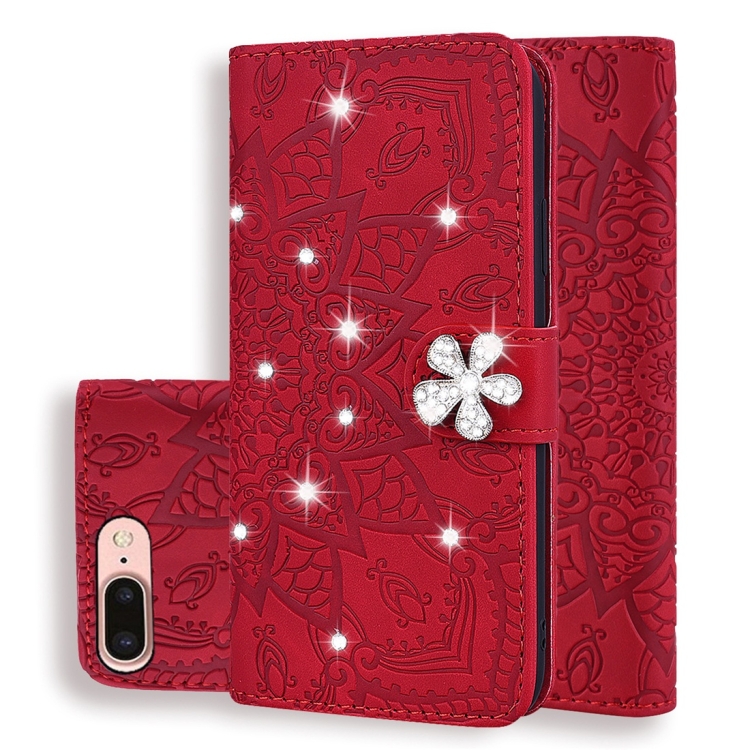 For iPhone 7 Plus / 8 Plus Calf Pattern Diamond Mandala Double Folding Design Embossed Leather Case with Wallet & Holder & Card Slots(Red)
For iPhone 7 Plus / 8 Plus Calf Pattern Diamond Mandala Double Folding Design Embossed Leather Case with Wallet & Holder & Card Slots(Red)