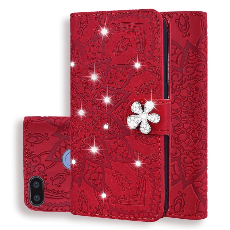 For Xiaomi Redmi 6 / 6A Calf Pattern Diamond Mandala Double Folding Design Embossed Leather Case with Wallet & Holder & Card Slots(Red)
For Xiaomi Redmi 6 / 6A Calf Pattern Diamond Mandala Double Folding Design Embossed Leather Case with Wallet & Holder & Card Slots(Red)