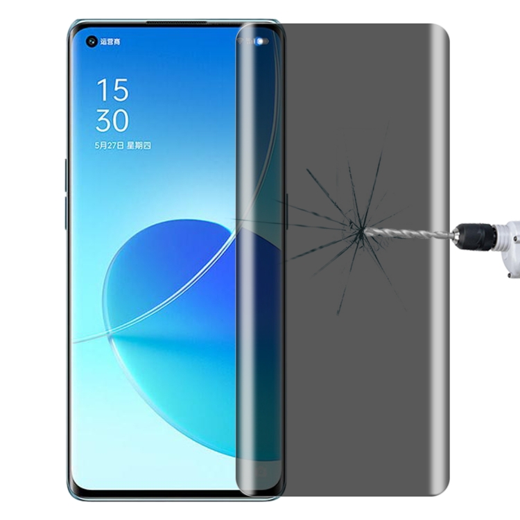 For OPPO Reno6 Pro 5G 0.3mm 9H Surface Hardness 3D Curved Surface Privacy Glass Film
For OPPO Reno6 Pro 5G 0.3mm 9H Surface Hardness 3D Curved Surface Privacy Glass Film