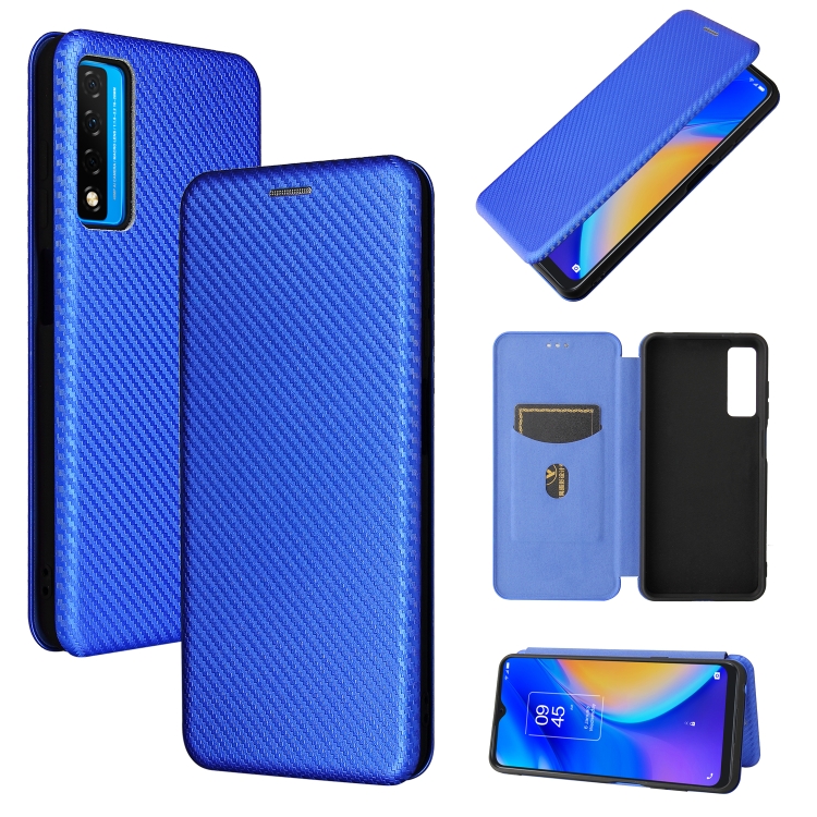 For TCL 20S Carbon Fiber Texture Magnetic Horizontal Flip TPU + PC + PU Leather Case with Card Slot(Blue)
For TCL 20S Carbon Fiber Texture Magnetic Horizontal Flip TPU + PC + PU Leather Case with Card Slot(Blue)