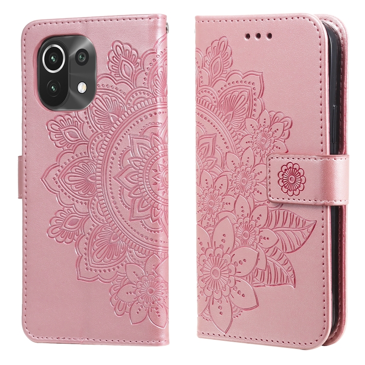 For Xiaomi Mi 11 7-petal Flowers Embossing Pattern Horizontal Flip PU Leather Case with Holder & Card Slots & Wallet & Photo Frame(Rose Gold)
For Xiaomi Mi 11 7-petal Flowers Embossing Pattern Horizontal Flip PU Leather Case with Holder & Card Slots & Wallet & Photo Frame(Rose Gold)