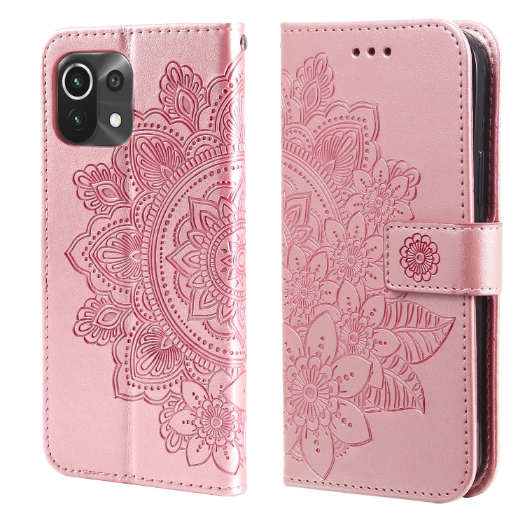 For Xiaomi Mi 11 Lite 7-petal Flowers Embossing Pattern Horizontal Flip PU Leather Case with Holder & Card Slots & Wallet & Photo Frame(Rose Gold)
For Xiaomi Mi 11 Lite 7-petal Flowers Embossing Pattern Horizontal Flip PU Leather Case with Holder & Card Slots & Wallet & Photo Frame(Rose Gold)