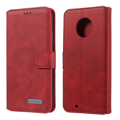For Motorola Moto G6 (2018) Solid Color Buckle Horizontal Flip Leather Case with Wallet & Holder & Card Slots(Red)
For Motorola Moto G6 (2018) Solid Color Buckle Horizontal Flip Leather Case with Wallet & Holder & Card Slots(Red)