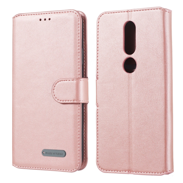 For Nokia 4.2 (2019) Solid Color Buckle Horizontal Flip Leather Case with Wallet & Holder & Card Slots(Rose Gold)
For Nokia 4.2 (2019) Solid Color Buckle Horizontal Flip Leather Case with Wallet & Holder & Card Slots(Rose Gold)