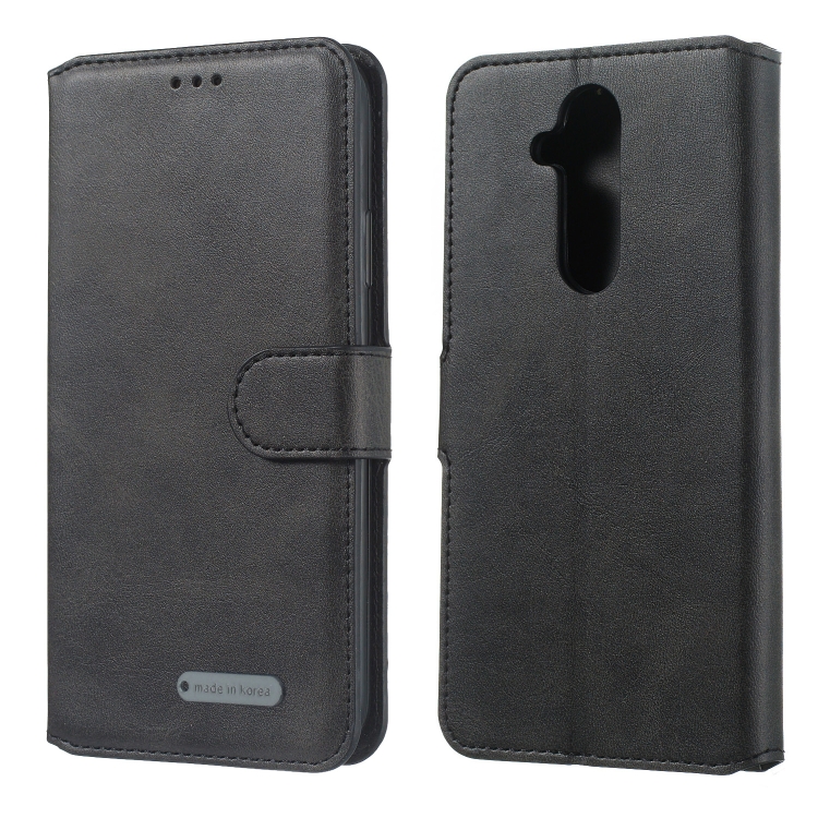 For Nokia 7.1 Plus / 8.1 / X7 Solid Color Buckle Horizontal Flip Leather Case with Wallet & Holder & Card Slots(Black)
For Nokia 7.1 Plus / 8.1 / X7 Solid Color Buckle Horizontal Flip Leather Case with Wallet & Holder & Card Slots(Black)
