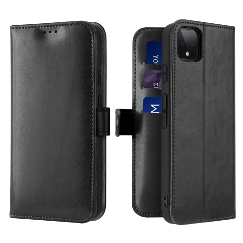 

For Google Pixel 4 DUX DUCIS KADO Series Horizontal Flip Leather Case with Holder & Card Slots & Wallet(Black)