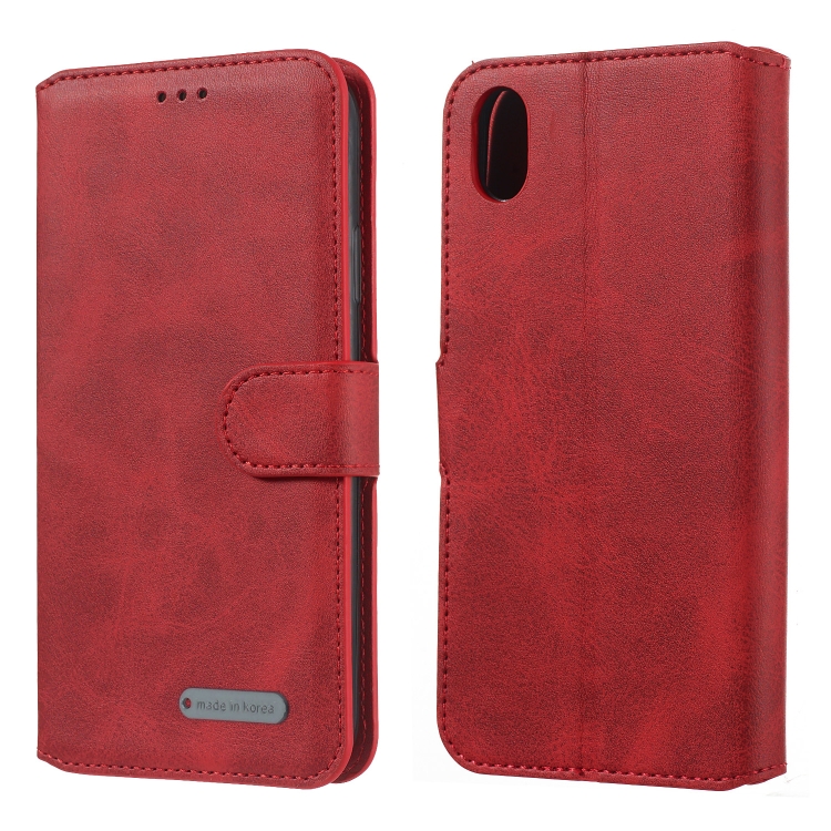 For Huawei Y5 (2019) Solid Color Buckle Horizontal Flip Leather Case with Wallet & Holder & Card Slots(Red)
For Huawei Y5 (2019) Solid Color Buckle Horizontal Flip Leather Case with Wallet & Holder & Card Slots(Red)