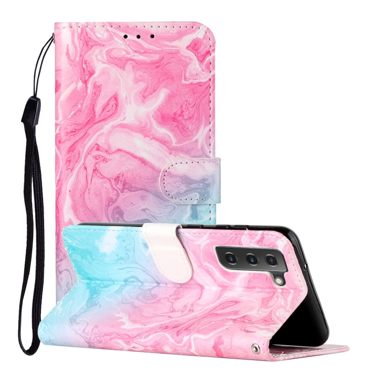 For Samsung Galaxy S21 FE 5G Colored Drawing Marble Pattern Horizontal Flip PU Leather Case with Holder & Card Slots & Wallet(Pink Green Marble)
For Samsung Galaxy S21 FE 5G Colored Drawing Marble Pattern Horizontal Flip PU Leather Case with Holder & Card Slots & Wallet(Pink Green Marble)