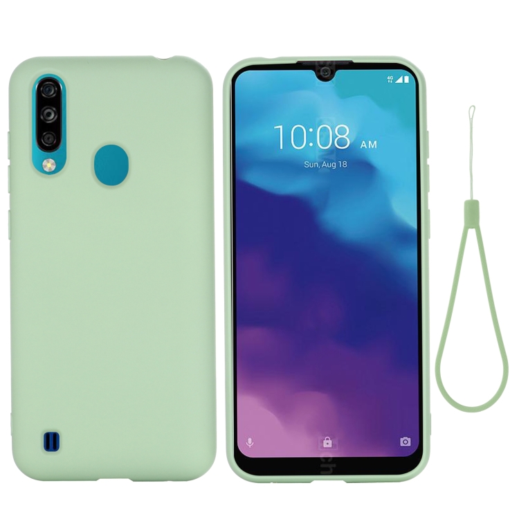 For ZTE A7 2020 Pure Color Liquid Silicone Shockproof Full Coverage Case(Green) 
For ZTE A7 2020 Pure Color Liquid Silicone Shockproof Full Coverage Case(Green)