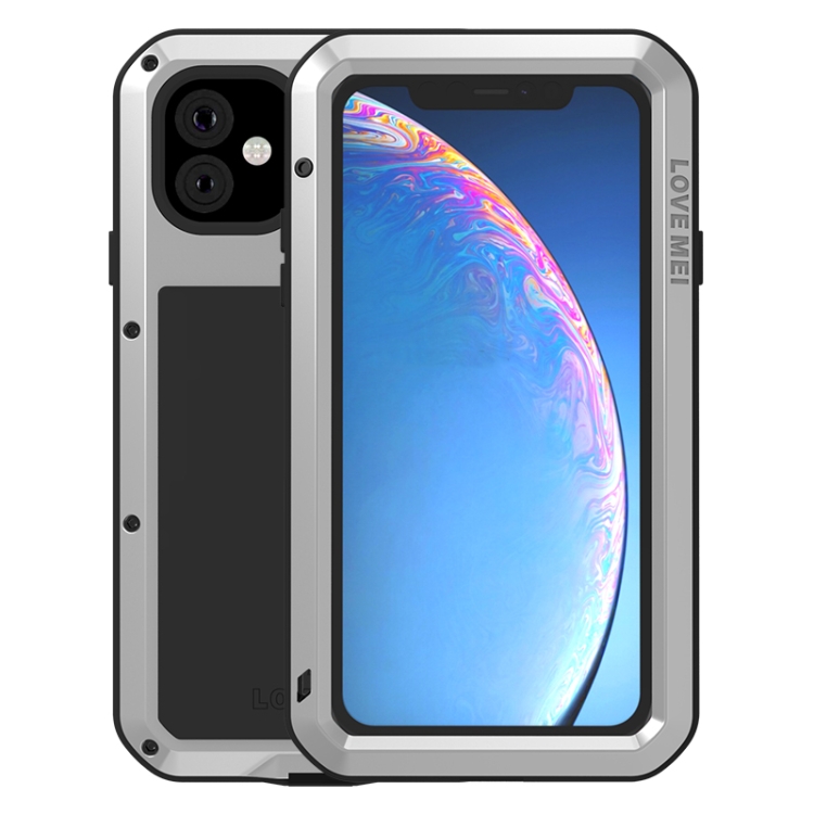 For iPhone 11 LOVE MEI Metal Shockproof Waterproof Dustproof Protective Case(Silver)
For iPhone 11 LOVE MEI Metal Shockproof Waterproof Dustproof Protective Case(Silver)