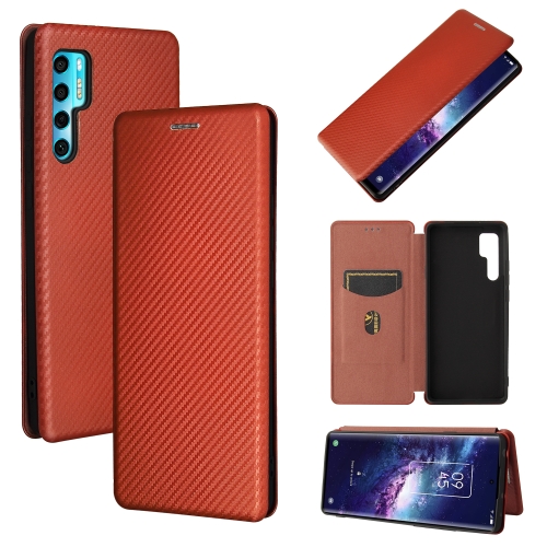 For TCL 20 Pro 5G Carbon Fiber Texture Magnetic Horizontal Flip TPU + PC + PU Leather Case with Card Slot(Brown)
For TCL 20 Pro 5G Carbon Fiber Texture Magnetic Horizontal Flip TPU + PC + PU Leather Case with Card Slot(Brown)
