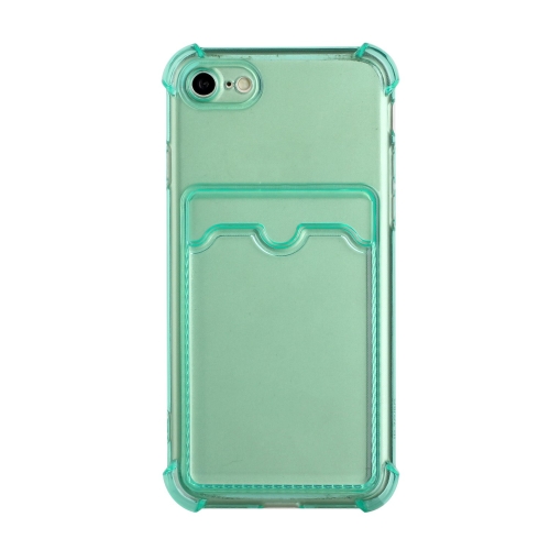 TPU Dropproof Protective Back Case with Card Slot For iPhone SE 2020 / 8 / 7(Green)
TPU Dropproof Protective Back Case with Card Slot For iPhone SE 2020 / 8 / 7(Green)