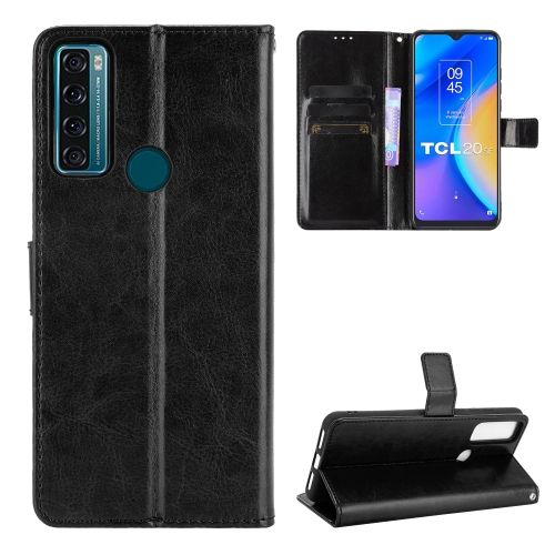 For TCL 20 SE Crazy Horse Texture Horizontal Flip Leather Case with Holder & Card Slots & Lanyard(Black)
For TCL 20 SE Crazy Horse Texture Horizontal Flip Leather Case with Holder & Card Slots & Lanyard(Black)