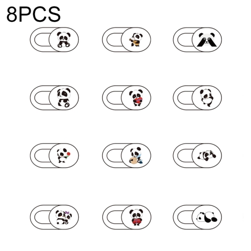 8 PCS Universal Oval Shape Design WebCam Cover Camera Cover for Desktop, Laptop, Tablet, Phones, Color Random(Panda Style)
8 PCS Universal Oval Shape Design WebCam Cover Camera Cover for Desktop, Laptop, Tablet, Phones, Color Random(Panda Style)