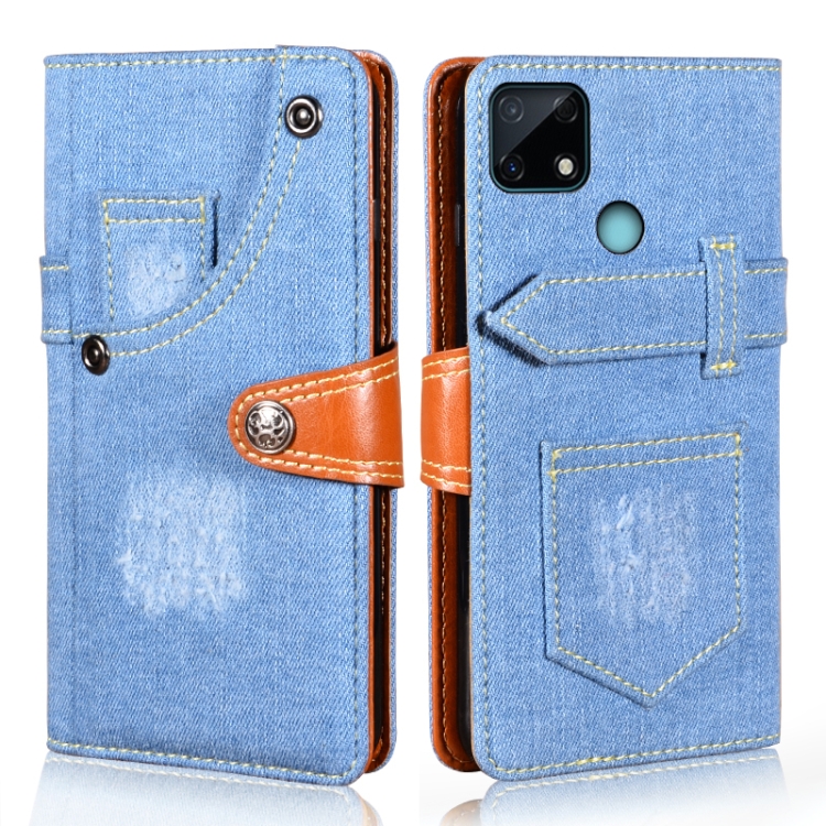 For OPPO Realme Narzo 30A Denim Horizontal Flip Leather Case with Holder & Card Slot & Wallet(Light Blue)
For OPPO Realme Narzo 30A Denim Horizontal Flip Leather Case with Holder & Card Slot & Wallet(Light Blue)