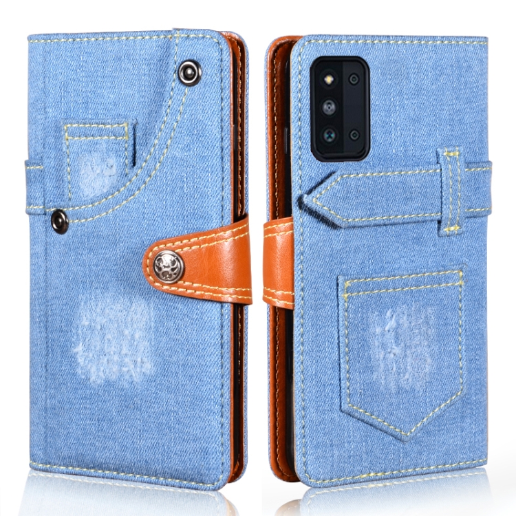 For Samsung Galaxy F52 5G / SM-E5260 Denim Horizontal Flip Leather Case with Holder & Card Slot & Wallet(Light Blue) 
For Samsung Galaxy F52 5G / SM-E5260 Denim Horizontal Flip Leather Case with Holder & Card Slot & Wallet(Light Blue)