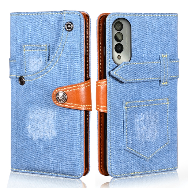For Honor X20 SE Denim Horizontal Flip Leather Case with Holder & Card Slot & Wallet(Light Blue)
For Honor X20 SE Denim Horizontal Flip Leather Case with Holder & Card Slot & Wallet(Light Blue)