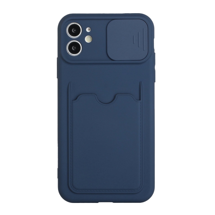 Sliding Camera Cover Design TPU Protective Case with Card Slot For iPhone 12 mini(Dark Blue)
Sliding Camera Cover Design TPU Protective Case with Card Slot For iPhone 12 mini(Dark Blue)
