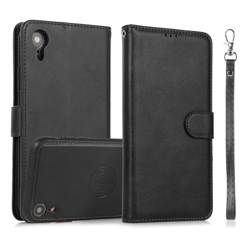 Calf Texture 2 in 1 Detachable Magnetic Back Cover Horizontal Flip Leather Case with Holder & Card Slots & Wallet & Photo Frame For iPhone XR(Black)
Calf Texture 2 in 1 Detachable Magnetic Back Cover Horizontal Flip Leather Case with Holder & Card Slots & Wallet & Photo Frame For iPhone XR(Black)