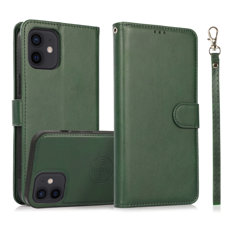 Calf Texture 2 in 1 Detachable Magnetic Back Cover Horizontal Flip Leather Case with Holder & Card Slots & Wallet & Photo Frame For iPhone 12 mini (Green)
Calf Texture 2 in 1 Detachable Magnetic Back Cover Horizontal Flip Leather Case with Holder & Card Slots & Wallet & Photo Frame For iPhone 12 mini (Green)