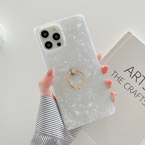 Shell Pattern Straight-Edge Soft TPU Protective Case with Ring Holder For iPhone 11(White)
Shell Pattern Straight-Edge Soft TPU Protective Case with Ring Holder For iPhone 11(White)
