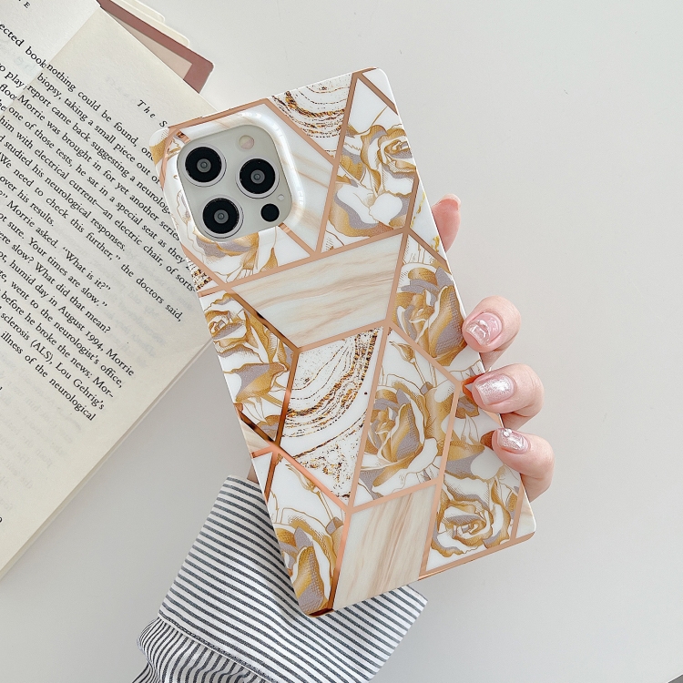 Plating Splicing Pattern Soft TPU Straight-Edge Protective Case For iPhone 11 Pro(Gold Flowers)
Plating Splicing Pattern Soft TPU Straight-Edge Protective Case For iPhone 11 Pro(Gold Flowers)