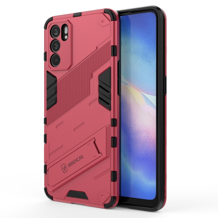 For OPPO Reno6 5G Punk Armor 2 in 1 PC + TPU Shockproof Case with Invisible Holder(Light Red)
For OPPO Reno6 5G Punk Armor 2 in 1 PC + TPU Shockproof Case with Invisible Holder(Light Red)