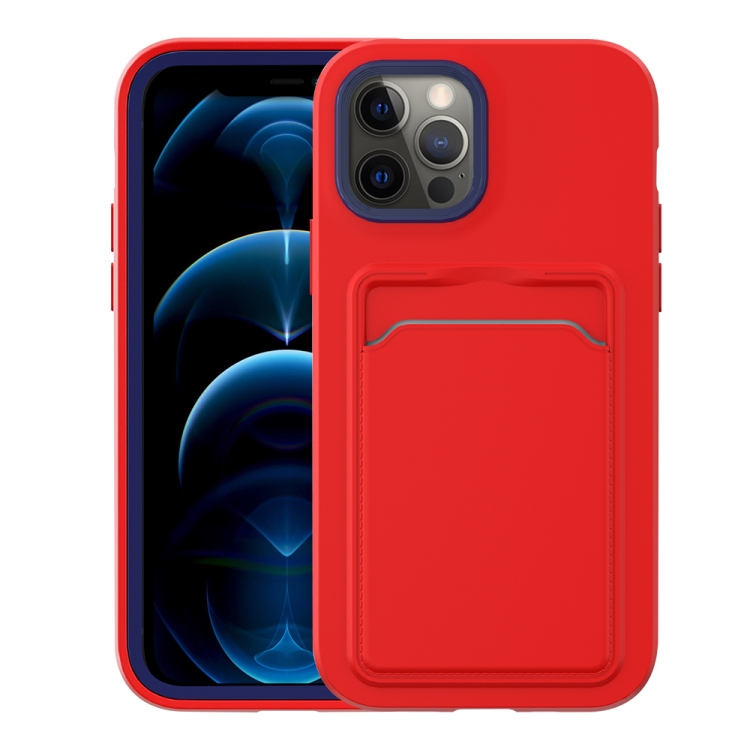 Two-color TPU + PC Protective Case with Card Slot For iPhone 12 / 12 Pro(Red+Blue Frame)
Two-color TPU + PC Protective Case with Card Slot For iPhone 12 / 12 Pro(Red+Blue Frame)