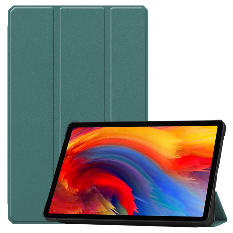 For Lenovo Pad Plus 11 2021 Custer Pattern Pure Color TPU Smart Tablet Holster with Sleep Function & 3-Fold Holder(Dark Green)
For Lenovo Pad Plus 11 2021 Custer Pattern Pure Color TPU Smart Tablet Holster with Sleep Function & 3-Fold Holder(Dark Green)