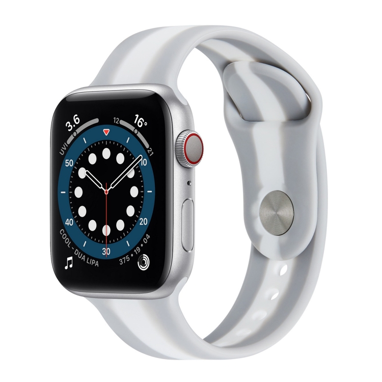 Secondary Color Silicone Replacement Watchbands For Apple Watch Series 6 & SE & 5 & 4 44mm / 3 & 2 & 1 42mm(Light Grey)
Secondary Color Silicone Replacement Watchbands For Apple Watch Series 6 & SE & 5 & 4 44mm / 3 & 2 & 1 42mm(Light Grey)